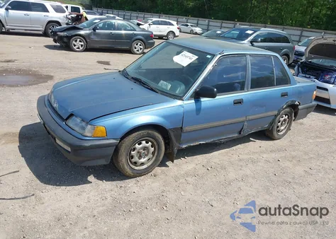 1991 Honda Civic Dx z USA, uszkodzony, nr VIN 1HGED3649ML019481